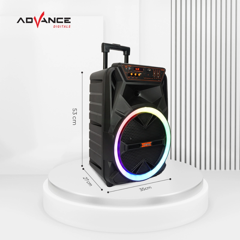 Product image Advance Digitals Indonesia - AdvanceKS-2613 Speaker Bluetooth Portable 12 Inch Free 2 Microphone - Default