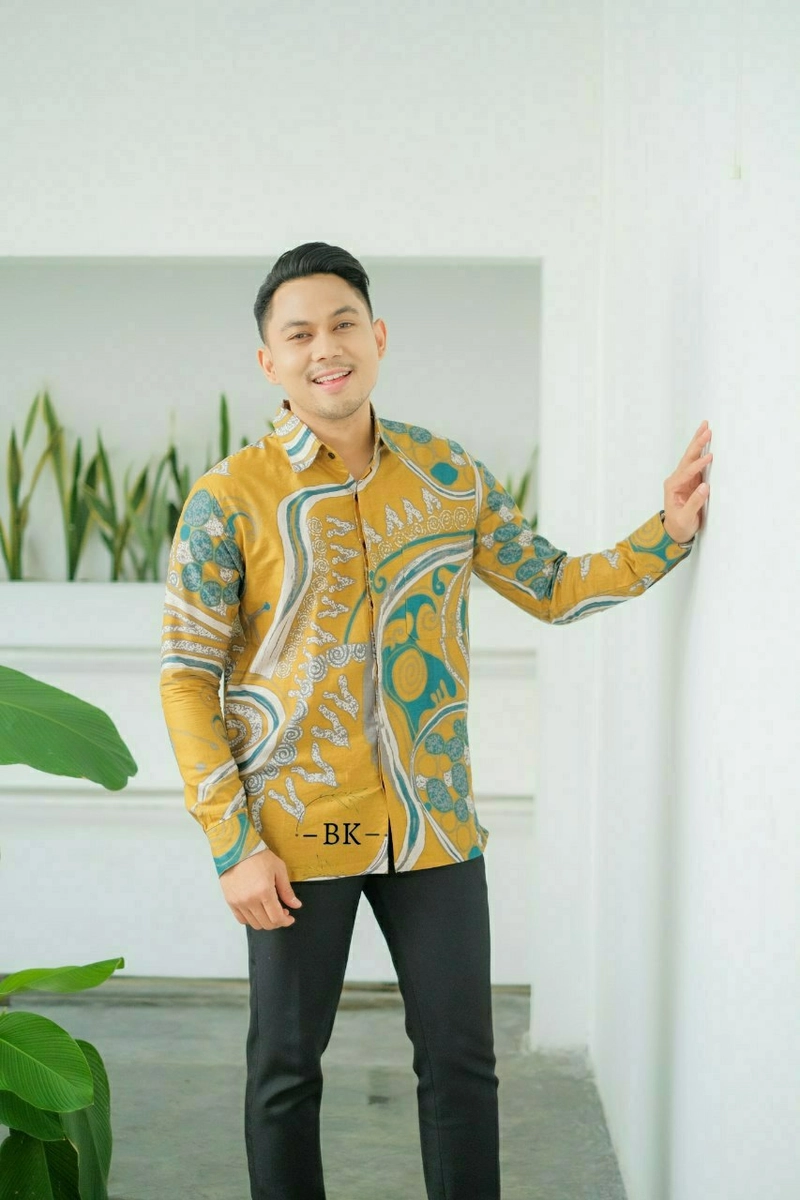 Product image Ks muslim fashion - Atasan Batik Wanita Dan Pria Dewasa Terbaru Motif abtrak M Kemeja abtrak