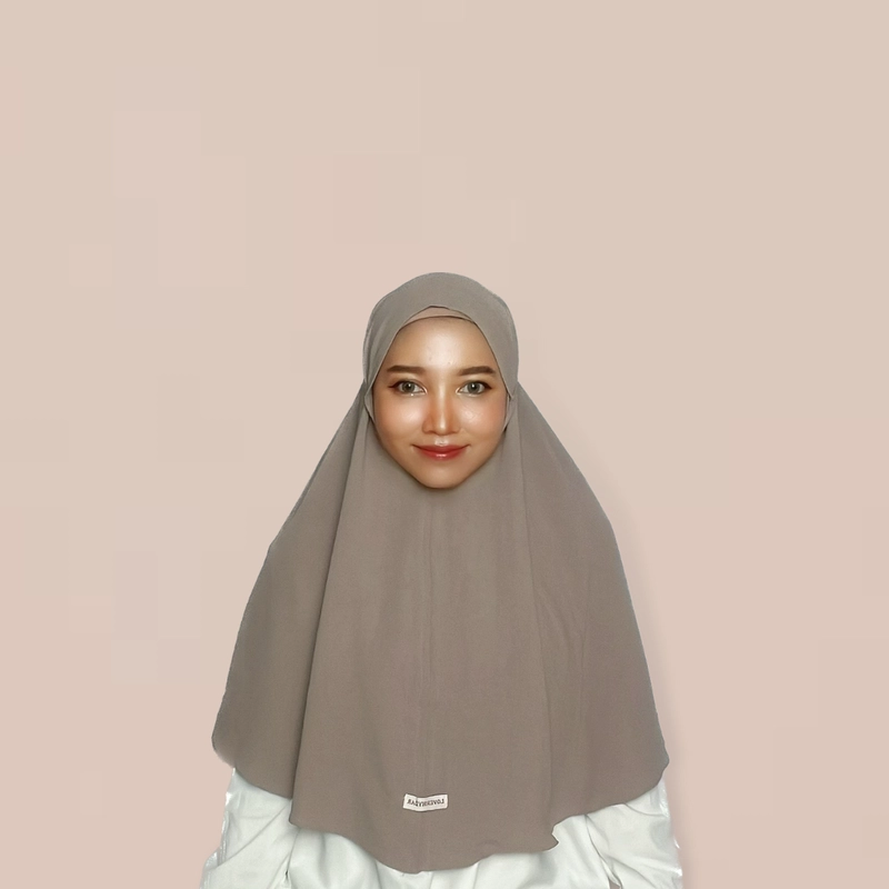 Product image Loverhydar - Loverhydar - Hijab Bergo Cyra Crinkle L Espresso