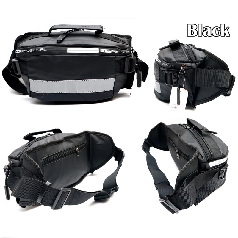 Product image Lanc Fashion - Tas Waistpack Bag Kamera Professional Waterproof Taslan WARNA BLACK