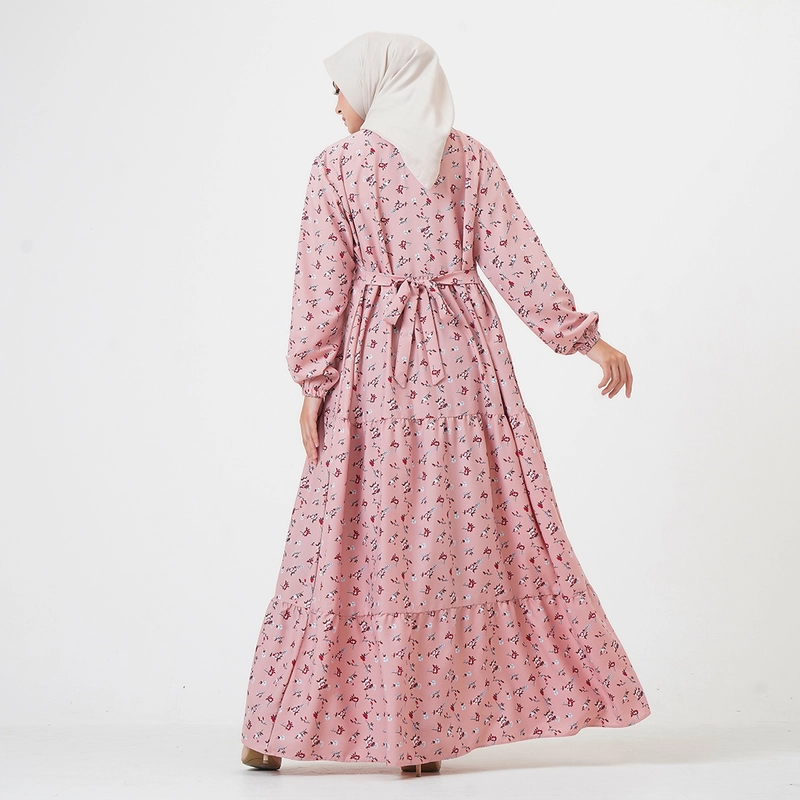 Product image Lusianasae - Lusianasae - Lusianasae - Kalalili Dress warna Pink bahan crinkle seven Busui friendly M PINK