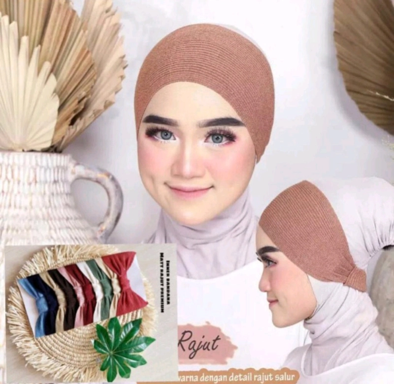 Product image Fisky Collection - Inner Bandana Rajut (Buy 1 get 1) All Size Hitam