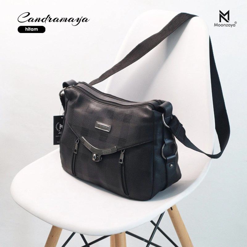 Product image Fashopid - Moonzaya Tas Selempang Wanita Candramaya All Hitam