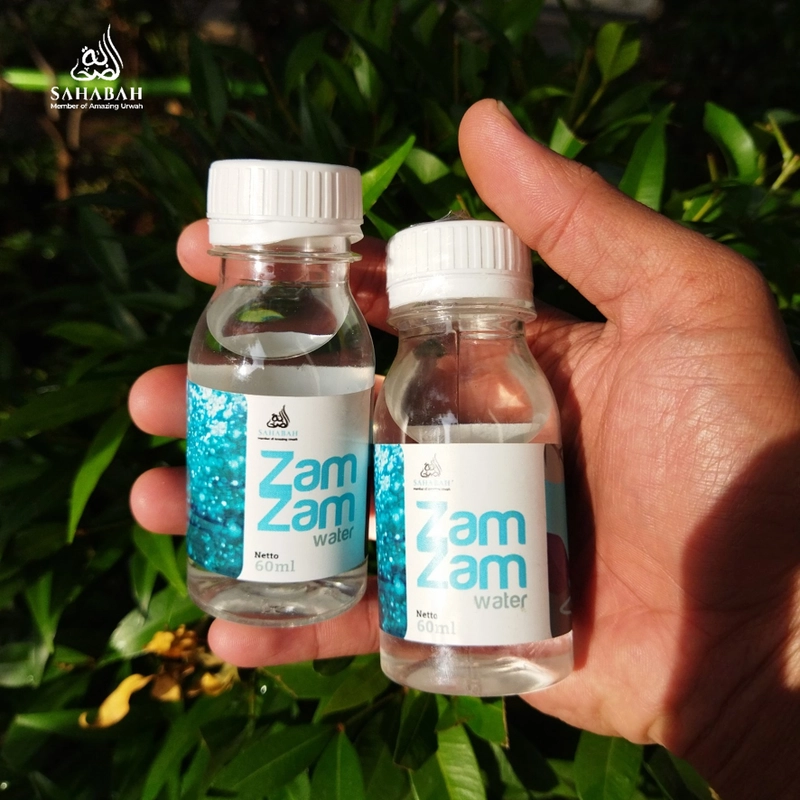 Product image Sahabah Store - Air Zam Zam Sahabah - Air Zamzam Asli - Zam zam Original 75 ml Original