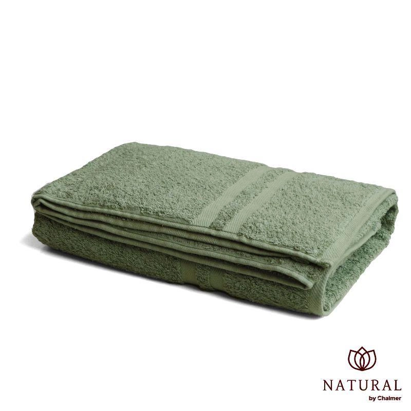 Product image Chalmer - Handuk Mandi Natural by Chalmer 70 x 140 cm Handuk Tebal Premium 70 x 135 cm Army Green