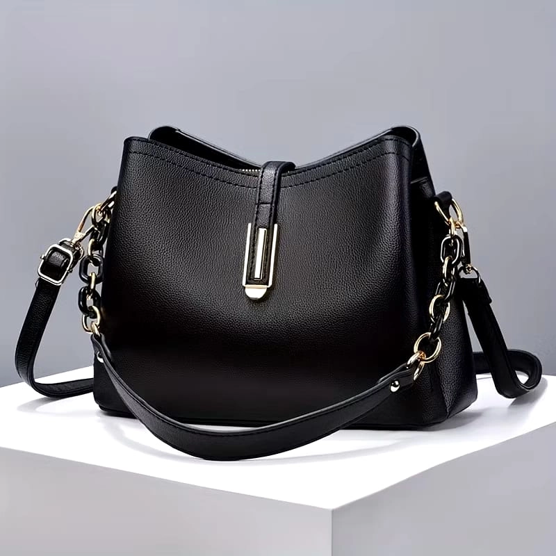 Product image Muslim Clothing - NEW ARRIVAL Tas Selempang Bahu Wanita Tas Terlaris 2024 Tas 2 Tali Tas Tali Rant ONE SIZE HITAM