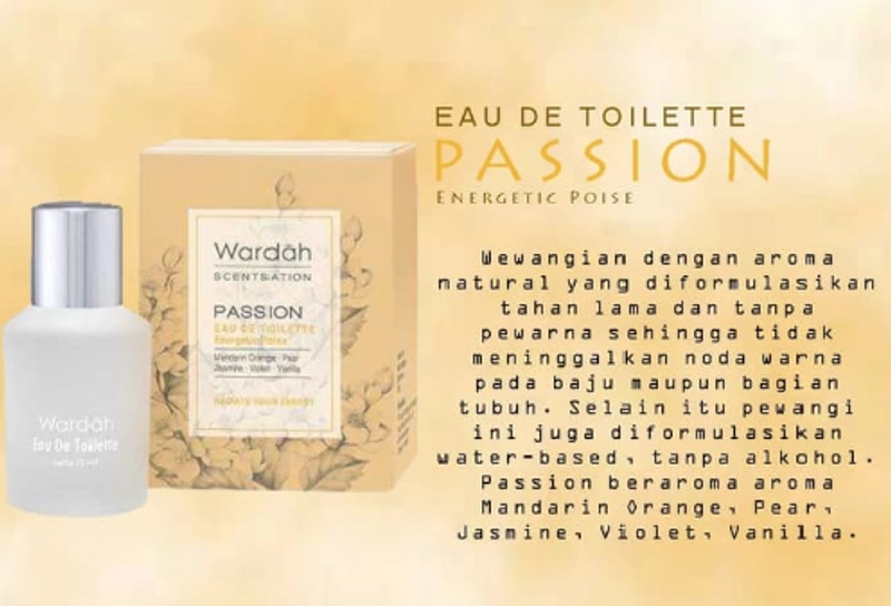 Product image SUPLAI SHOP - Parfum EDT Wanita Wardah Scentsation Eau De Toilette Passion Isi 35 ml