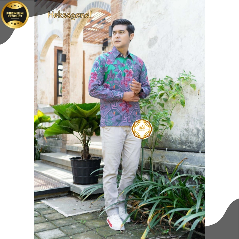 Product image Rambe Batik Indonesia - Batik Heksagonal Premium P1 S Heksagonal P1