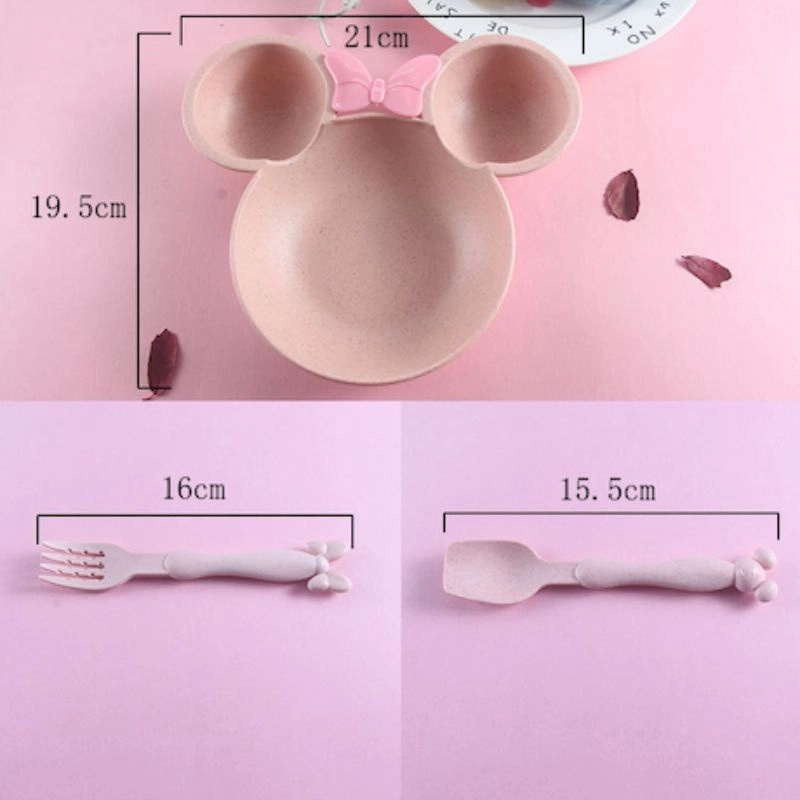 Product image Peralatan Makan Anak Karakter Set Pink