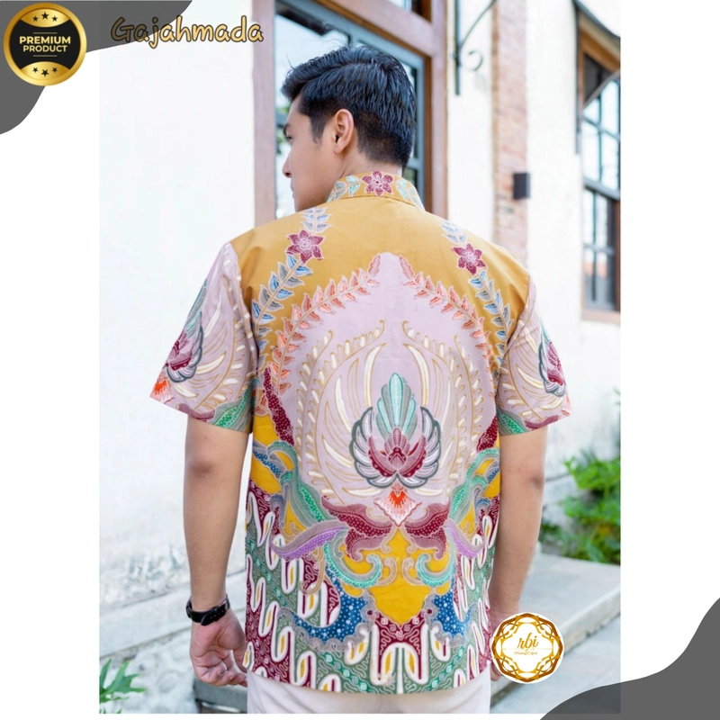 Product image Batik Tulis Gadjahmada Vol 2 Berlapis Trikot Premium S Gajahmada Vol 2