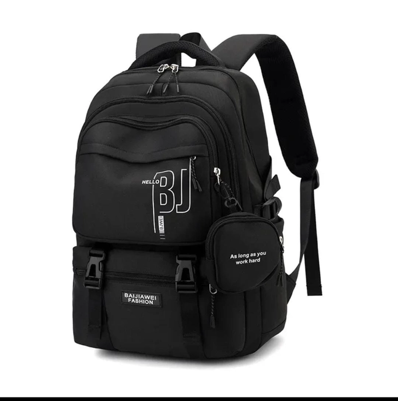 Product image Alcaff - Tas Ransel Anak Sekolah Bj Hello Dompet Tas Sekolah Fashion Wanita 30x20x40 hitam