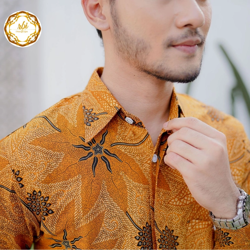Product image Rambe Batik Indonesia - Batik Couple Casual Muda dan Sporty Full Katun Prima Bisa Beli Pisah M Kemeja Saja