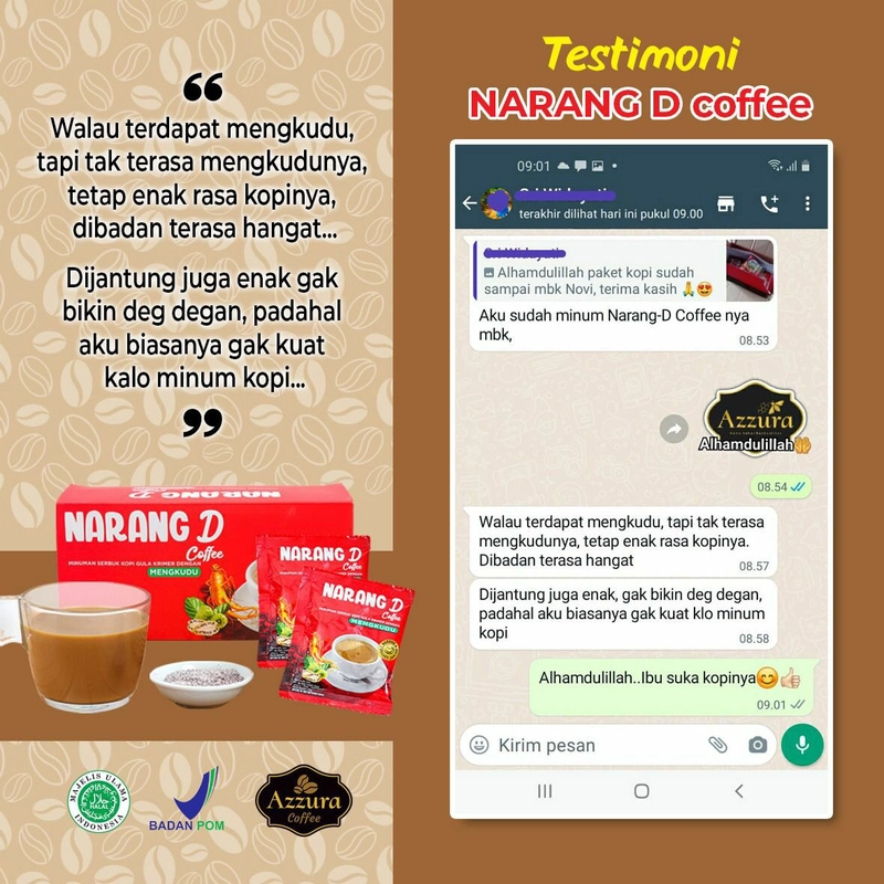 Product image Madu Azzura - Narang D Coffee 460g Manis