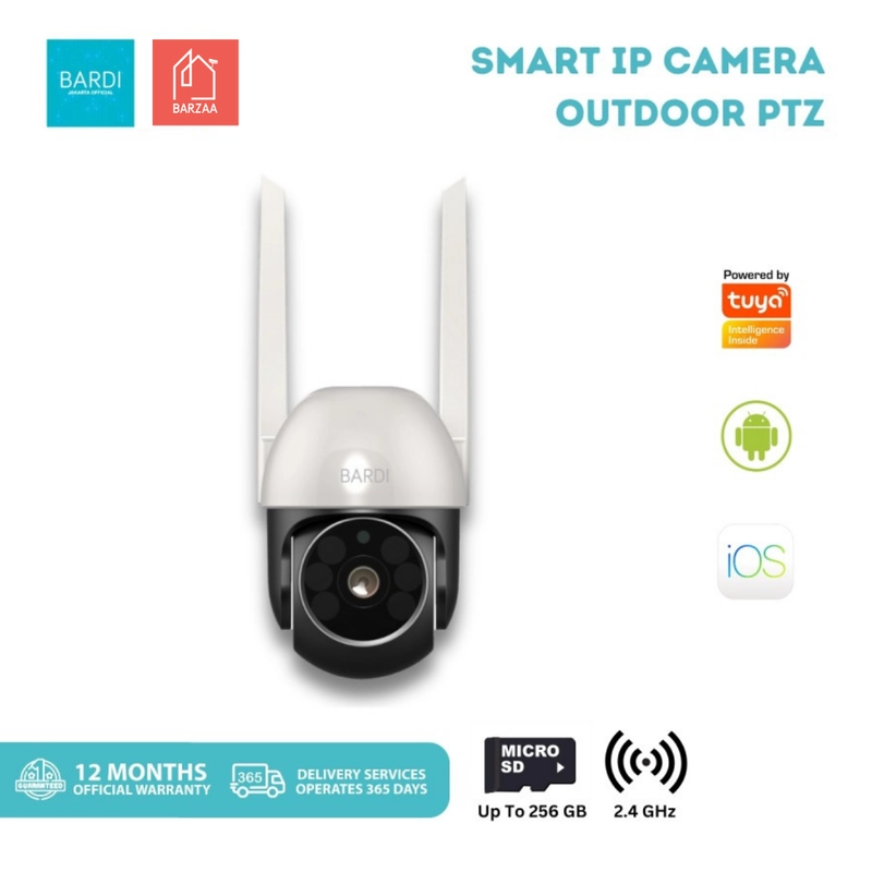 Product image BARDI AKS MALANG - Kamera Pengawas Luar Ruangan CCTV BARDI Smart IP Camera Outdoor PTZ TPD IP CAMERA IPC ONLY