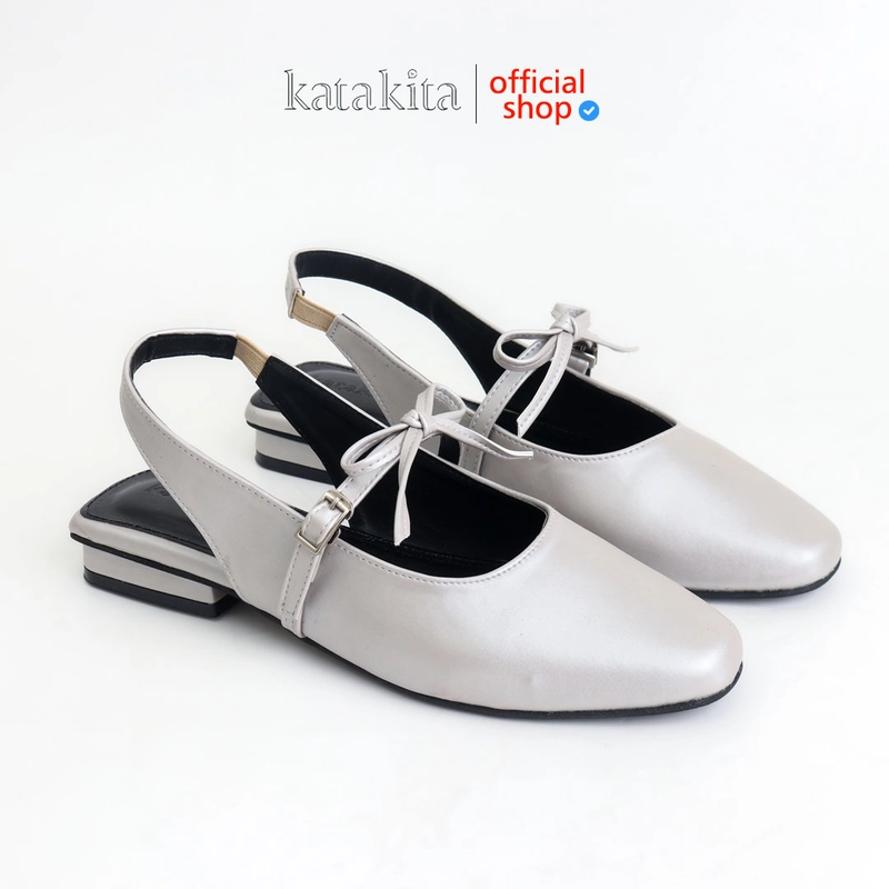 Product image Katakita - Katakita Lumie Mules Wanita / Sepatu hak wanita 3cm 41 Silver