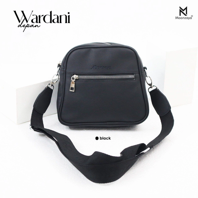 Product image Fashopid - MOONZAYA TAS SELEMPANG WANITA WARDANI BAG ALL BLACK