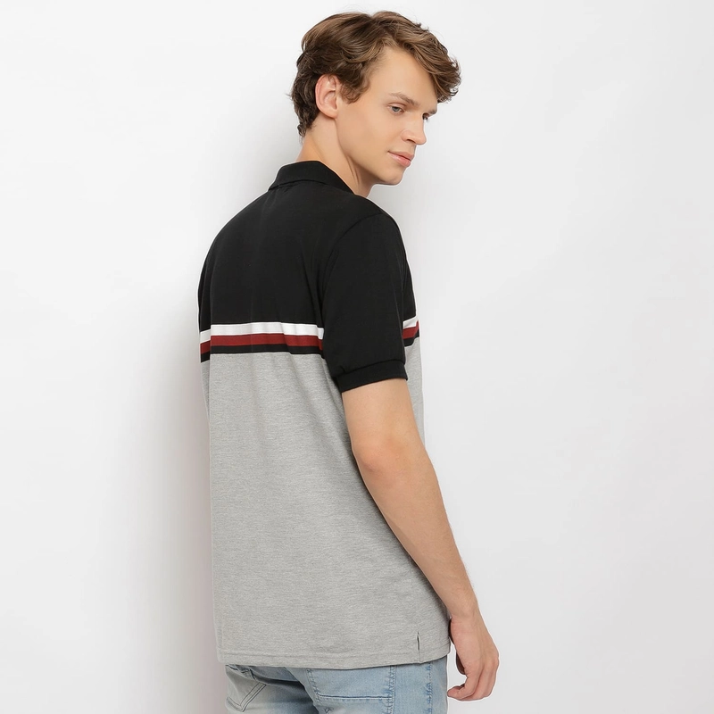 Product image MATSUDA APPAREL - MATSUDA Kaos Polo Shirt Pria Kerah Chosi M (LD 104 CM) BLACK