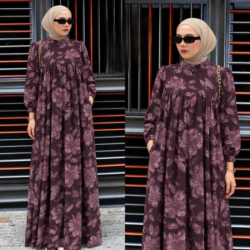 Product image Khisna collection - Dress Titania limited motif langka Allsize T1