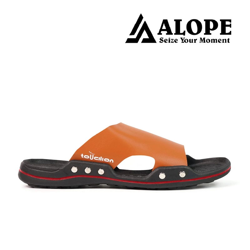 Product image ALOPE OFFICIAL - ALOPE - SANDAL MARVIN SANDAL PRIA BAHAN TEBAL CASUAL NYAMAN 39 coklat