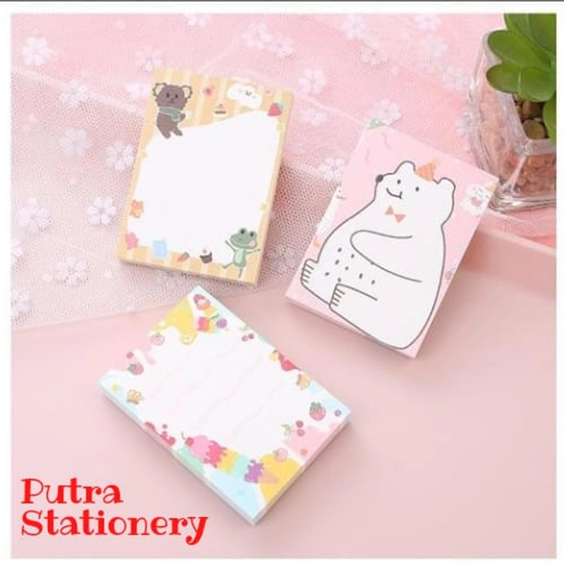 Product image Sticky Notes Motif Lucu 1 Pcs Mix