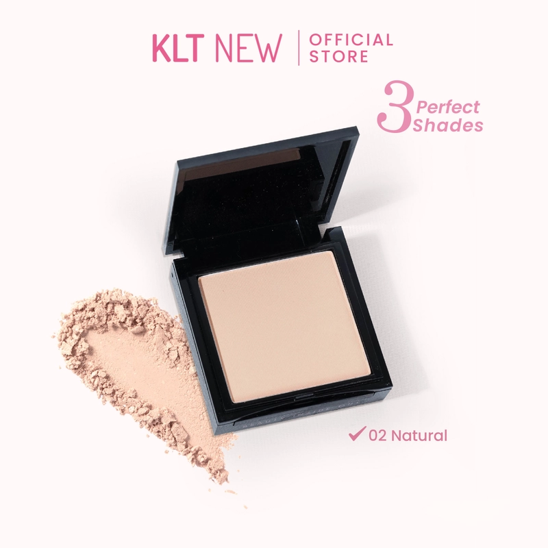 Product image KLT NEW - KLT NEW Pro Mattifiying - Compact powder bedak padat 02 Natural 13 Gr 02 Natural