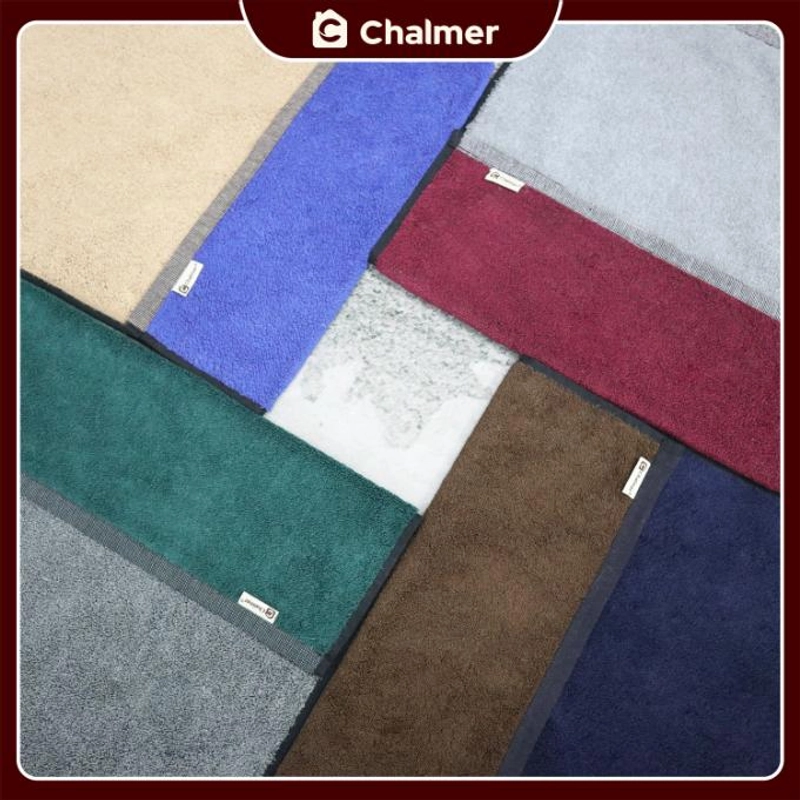 Product image Chalmer - Keset Chalmer 40 x 60 cm Keset Handuk Bolak Balik 2 Warna 40x60cm Abu Muda