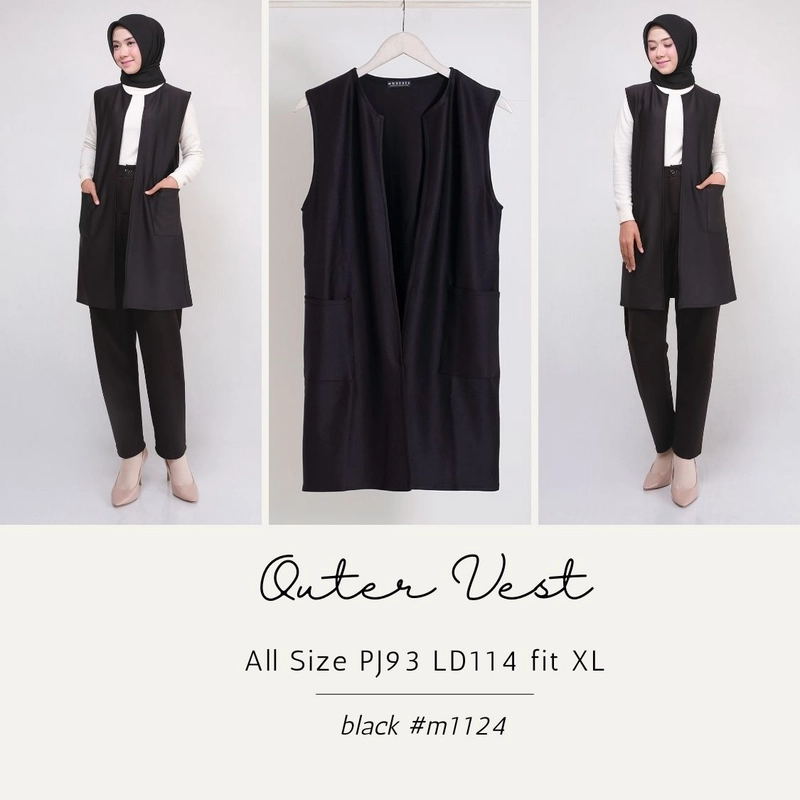 Product image Modesee - Outer Vest All Size Black