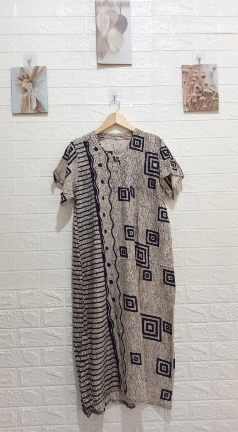 Product image Fisky Collection - Daster Motif Kotak All Size Hitam