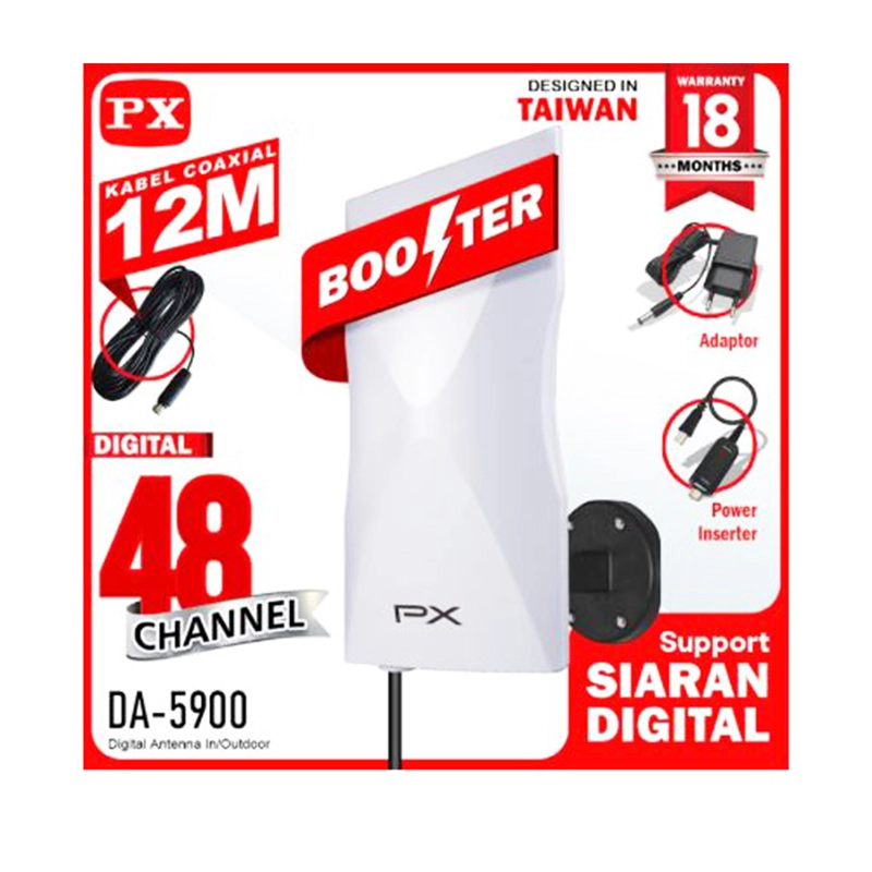 Product image UTAMAMEGA - Antena TV Digital PX DA5900 IN OUTDOOR Dual Use Type DA5900