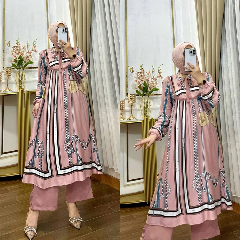 Product image Khisna collection - Longset Sintia mya bestseller motif kekinian no hijab Allsize Sintia2