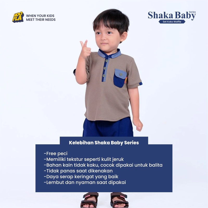 Product image Hoofla - Pakaian Anak Laki-laki Shaka Baby Series S Shaka 01