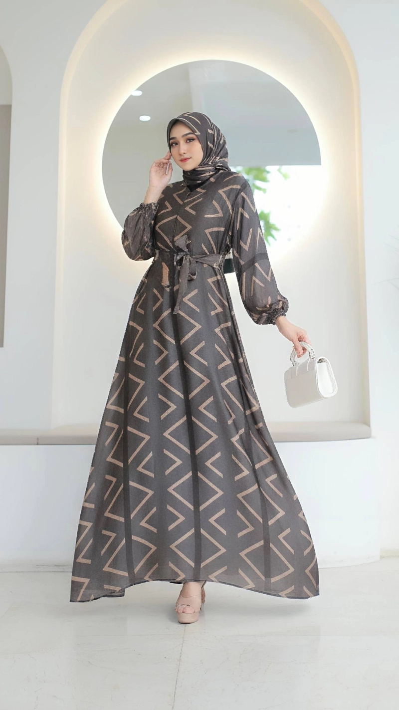 Product image Khisna collection - Set hijab gamis shiren 3 bestseller Allsize SR1