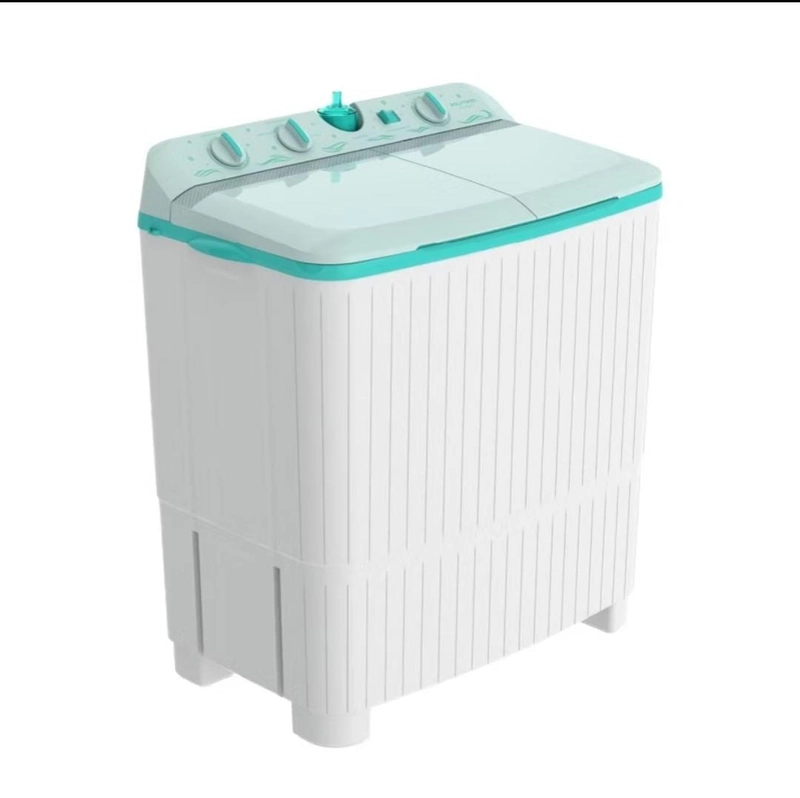 Product image Rizki Electronics - MESIN CUCI POLYTRON 2 TABUNG 7 KG PWM 7076 7 KG GREEN/GREY