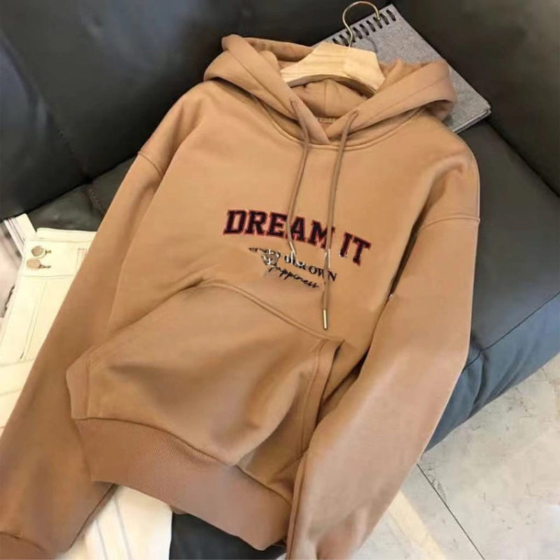 Product image LUXIA - Premium Sweater Dream It Hoodie Pullover Premium Fleece Tebal Outerwear Basic XL MOCCA