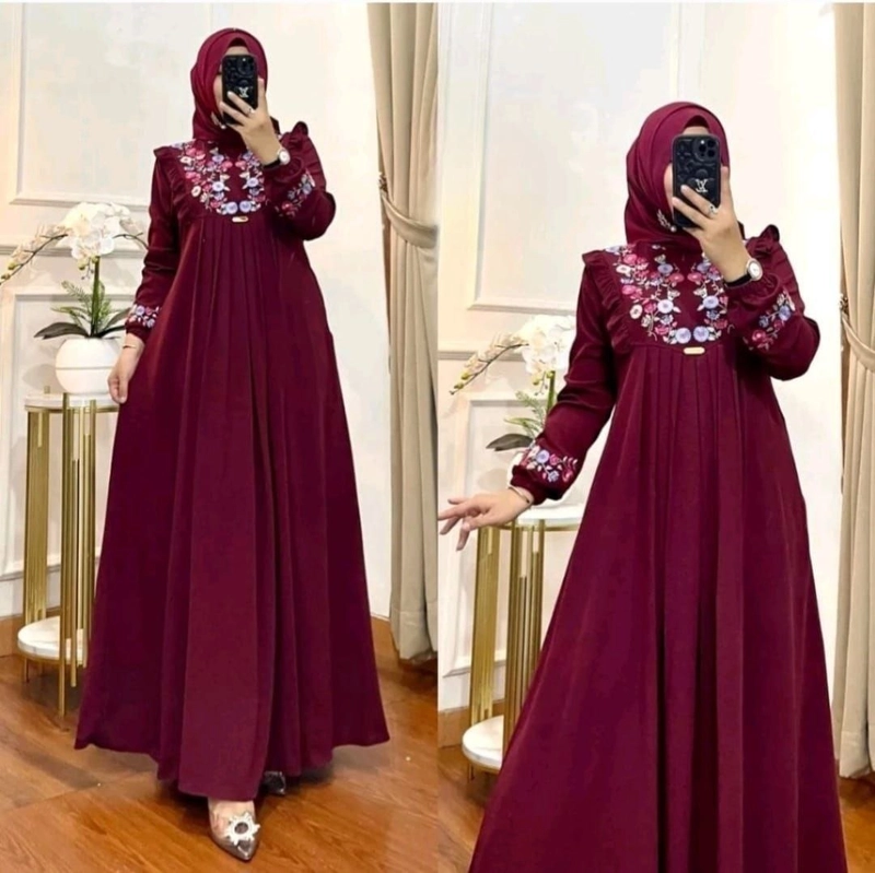 Product image Khisna collection - New gamis gema bordir Allsize A