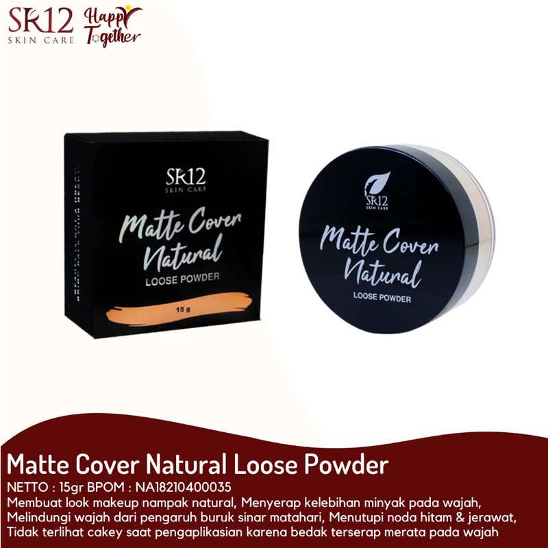 Product image SR12 Loose Powder SPF 20 Tahan Lama Full Coverage Dan Flawless Finished 15 gr Loose Powder Natural