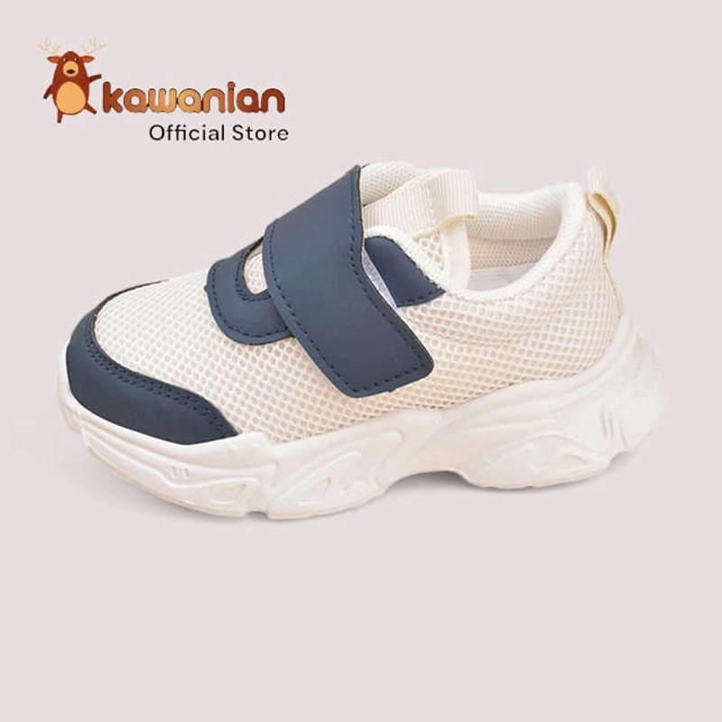 Product image Kawanian - Sneakers Anak Laki Laki Perempuan Usia 1 Sampai 5 Tahun Model Velcro 23 Navy
