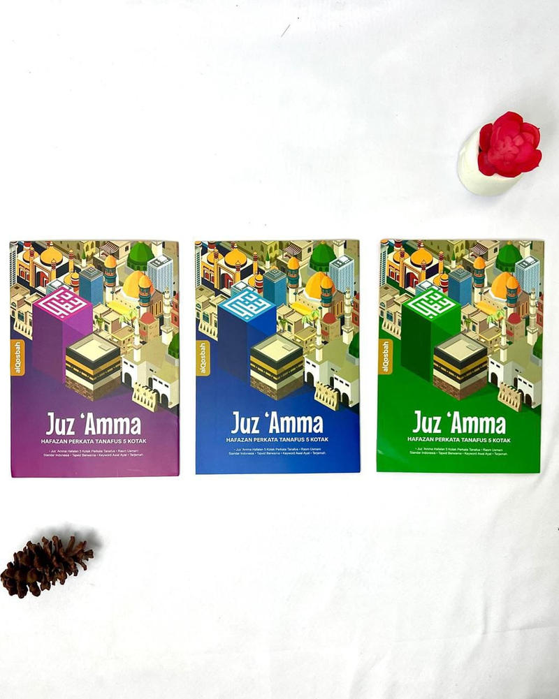 Product image Pustaka Arafah - Juz Amma Hafazan Perkata Tanafus 5 Kotak Cover Putih