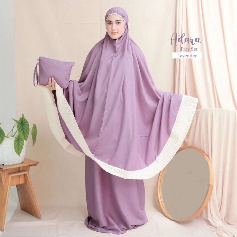 Product image Teeca - Mukena Dewasa Daily Adara Dewasa Lavender