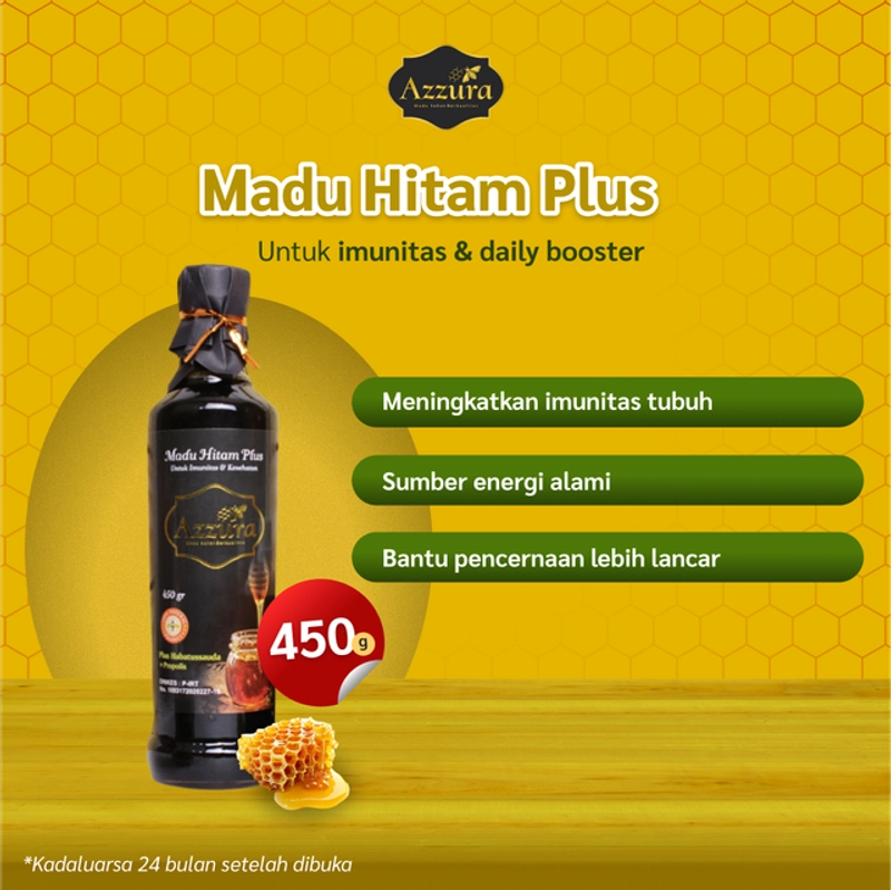 Product image Madu Azzura - Madu Hitam Plus 450 gr
