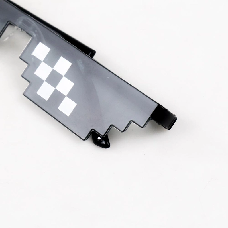 Product image RAYATORY - Kacamata Model Pixel Minecraft Mosaics Thug Life - W0124 1 Pcs Hitam