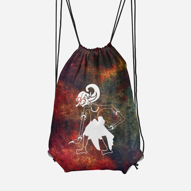 Product image Dewani - Stringbag Full Print ST-WYG-02 Tas Serut Seri Wayang 34x45 merah