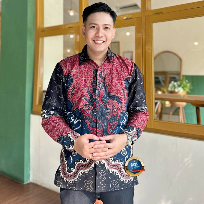 Product image Ks muslim fashion - Batik couplen kemeja dan tunik motif anita tiga M Kemeja anita tiga