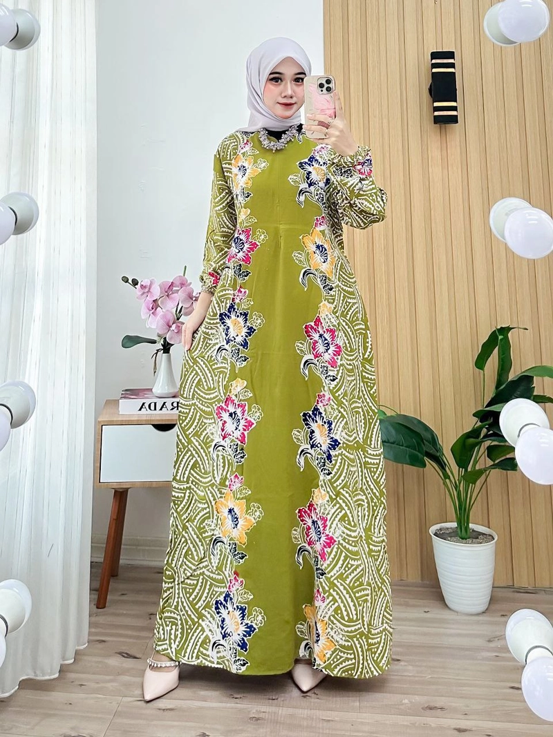 Product image Batik Ayodha - GAMIS LINTAH ALLSIZE STANDART LD 114CM Allsize A