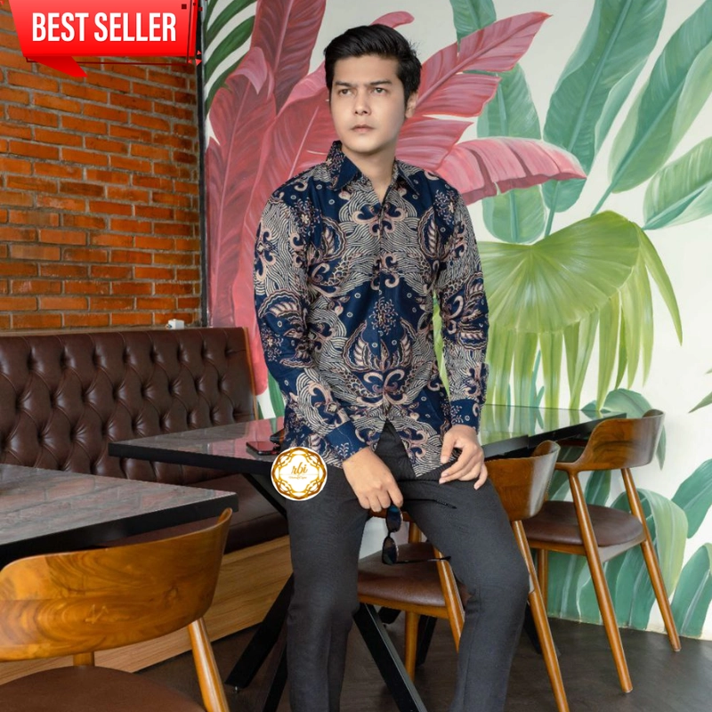 Product image Rambe Batik Indonesia - Kemeja Batik Size M L XL XXL Kualitas Sekelas Butiq Terbaru A8 M Motif A