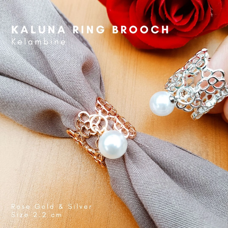 Product image Kelambine - Kaluna Ring Brooch Bros Cincin Kaluna Kaluna Rose Gold