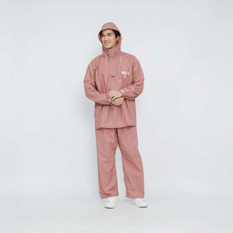 Product image South Legend - South Legend - HIjasku Jas Hujan Setelan Pvc Tebal Pria Wanita Setelan Jumbo ALLSIZE Dusty Pink