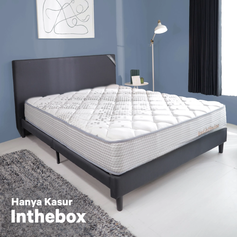Product image Inthebox - INTHEBOX - Kasur Spring Bed In The Box Free Bantal - Garansi 10 Tahun 120 x 200 cm Putih