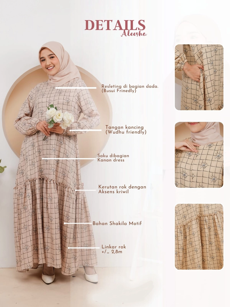 Product image Fisky Collection - Gamis Aleesha S Sage
