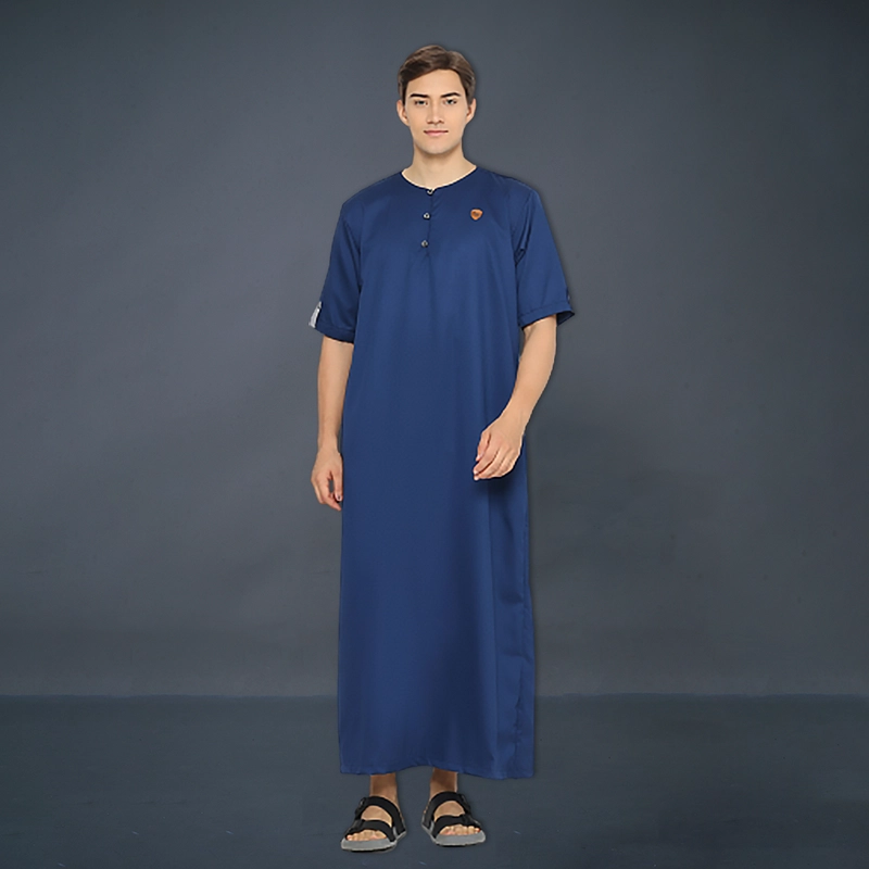 Product image Kawan Muslim - Gamis Pria Toyobo Premium Jubah Pria Polos Lengan Pendek Baju Muslim PUTIH XL